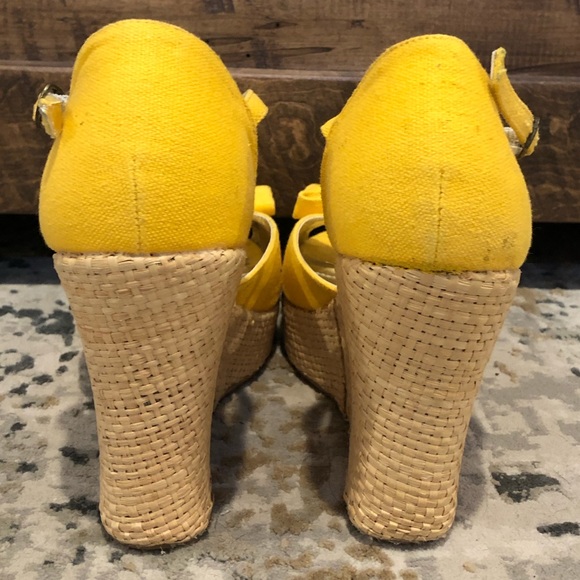 Call it spring peep toe wedges - Picture 6 of 7